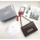 Replica Dior J'ADIOR Flap Bag With Chain In Calfskin M9000 Coffee