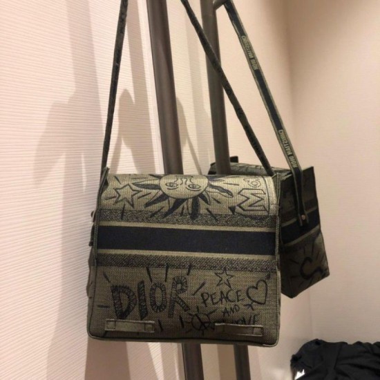 Fake Christian Dior Oblique Men Bag Replica