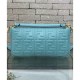 Fake large FF logo Baguette Bag Blue Replica