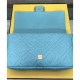 Fake large FF logo Baguette Bag Blue Replica