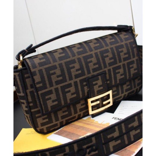Replica Baguette Fabric Bag 8BR600 Black
