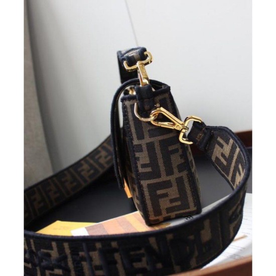 Replica Baguette Fabric Bag 8BR600 Black