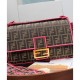 Replica Baguette Roma Amor leather bag 8BR771 Pink
