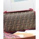 Replica Baguette Roma Amor leather bag 8BR771 Pink