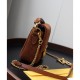 Replica Mini Baguette Suede Bag 8BS017 Coffee