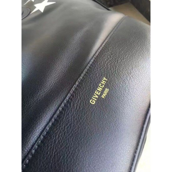 Replica Givenchy Stars Debossed Nightingale Bag Black