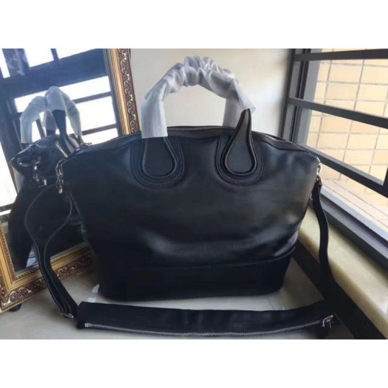 Replica Givenchy Stars Debossed Nightingale Bag Black