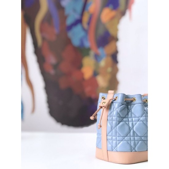 Fake Christian Dior Miss Dior Bucket Blue Replica