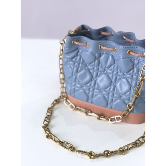 Fake Christian Dior Miss Dior Bucket Blue Replica