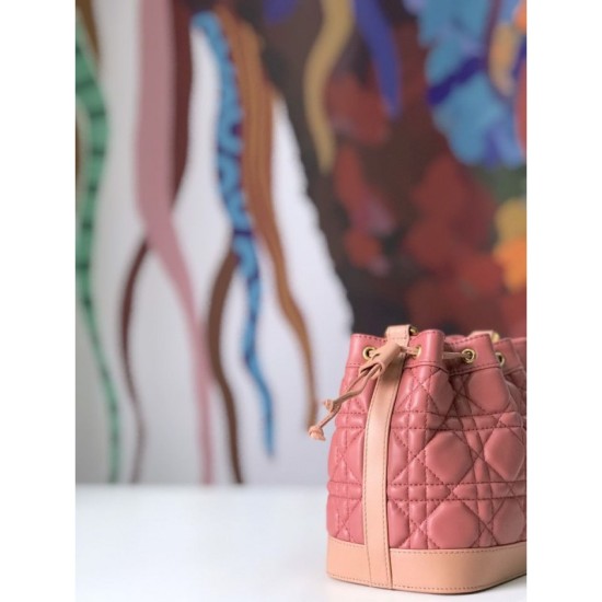 Replica Christian Dior Miss Dior Bucket Orange