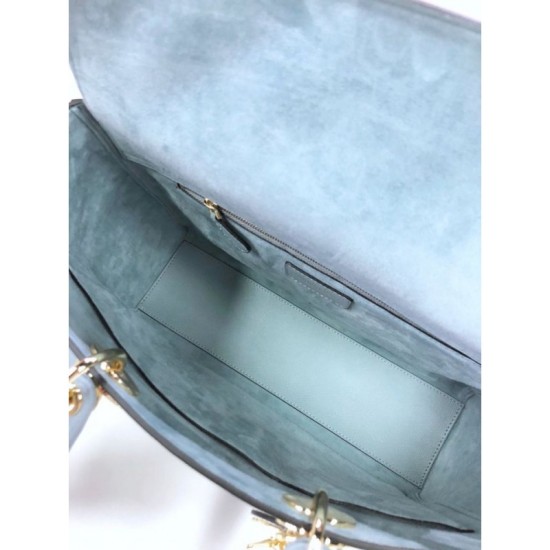 Replica Christian Dior Large Diorissimo Tote Bag M0584 Light Blue