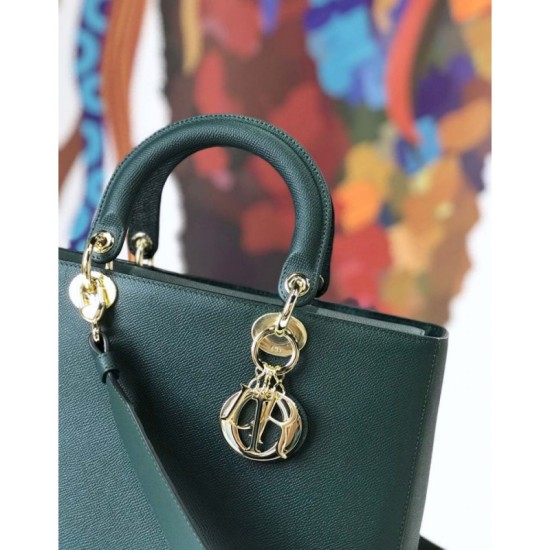 Replica Christian Dior Large Diorissimo Tote Bag M0584 Green