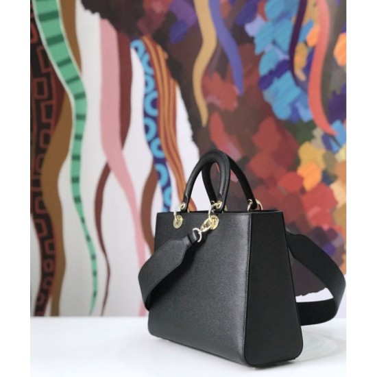 Fake Christian Dior Large Diorissimo Tote Bag M0584 Black Replica