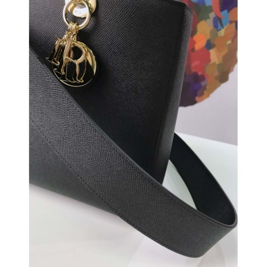 Fake Christian Dior Large Diorissimo Tote Bag M0584 Black Replica