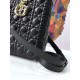 Replica Christian Dior Large Lady Dior Supple Tote Bag M0584 Black Gold