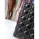 Replica Christian Dior Large Lady Dior Supple Tote Bag M0584 Black Gold