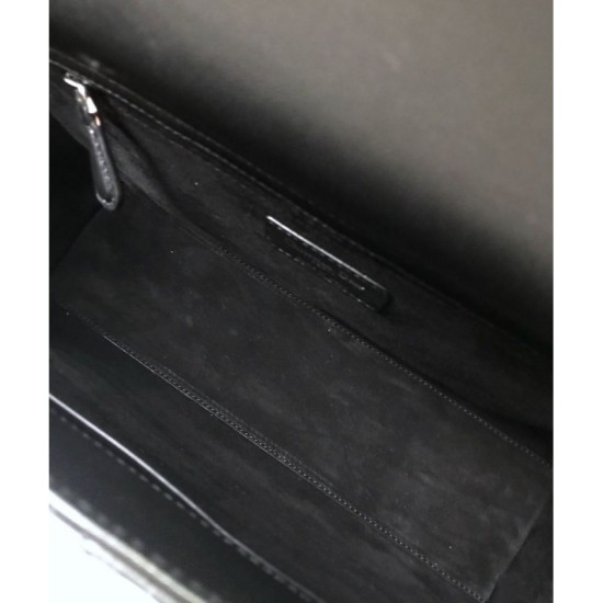 Replica Christian Dior Large Lady Dior Supple Tote Bag M0584 Black Silver Fake Christian Dior Large Lady Dior Supple Tote Bag M0584 Black Silver Replica