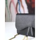 Replica Christian Dior Saddle Woc Chain Bag M5620 Black