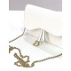 Replica Christian Dior Saddle Woc Chain Bag M5620 White