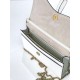 Replica Christian Dior Saddle Woc Chain Bag M5620 White