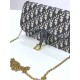 Replica Christian Dior Oblique Saddle Woc Chain Bag M5620 Black