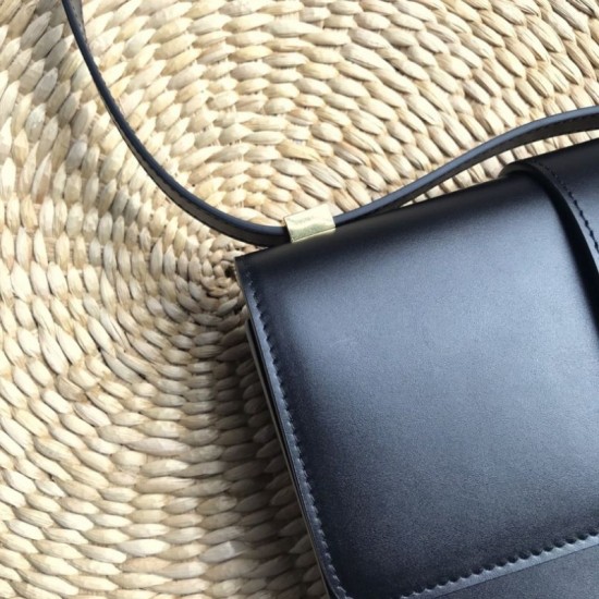 Fake Christian Dior 30 Montaigne Flap Bag Black Replica