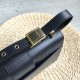 Fake Christian Dior 30 Montaigne Flap Bag Black Replica