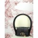 Fake Christian Dior 30 Montaigne Flap Bag Black Replica