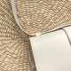 Fake Christian Dior 30 Montaigne Flap Bag White Replica