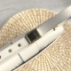 Fake Christian Dior 30 Montaigne Flap Bag White Replica