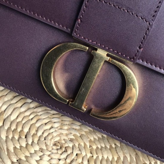 Replica Christian Dior 30 Montaigne Flap Bag Mauve