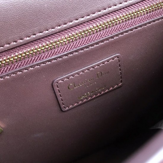 Replica Christian Dior 30 Montaigne Flap Bag Mauve