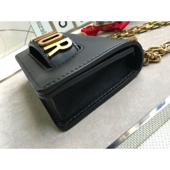 Fake Christian Dior Diorevolution Flap Bag S9002 Black Replica