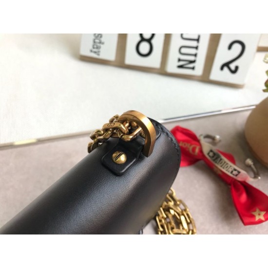 Fake Christian Dior Diorevolution Flap Bag S9002 Black Replica