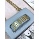 Replica Christian Dior Diorevolution Flap Bag S9002 Blue