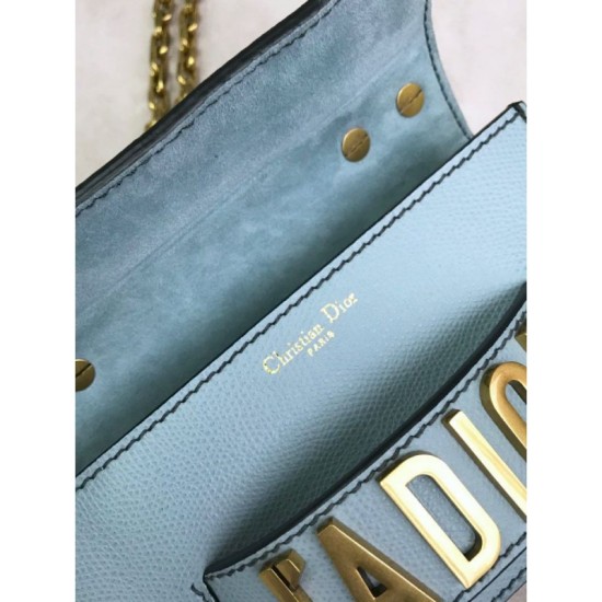 Replica Christian Dior Diorevolution Flap Bag S9002 Blue