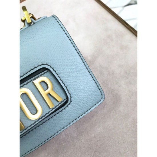 Replica Christian Dior Diorevolution Flap Bag S9002 Blue