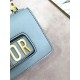 Replica Christian Dior Diorevolution Flap Bag S9002 Blue