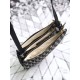 Fake Christian Dior Oblique Saddle Belt Bag Black Replica