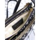 Fake Christian Dior Oblique Saddle Belt Bag Black Replica