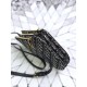 Fake Christian Dior Oblique Saddle Belt Bag Black Replica