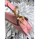 Replica Christian Dior Mini Saddle Calfskin Bag Pink
