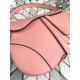 Replica Christian Dior Mini Saddle Calfskin Bag Pink