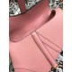 Replica Christian Dior Mini Saddle Calfskin Bag Pink