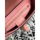 Replica Christian Dior Mini Saddle Calfskin Bag Pink