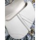Fake Christian Dior Mini Saddle Calfskin Bag White Replica