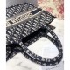 Replica Christian Dior Small Book Tote Bag Dark Blue
