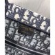 Replica Christian Dior Small Book Tote Bag Dark Blue