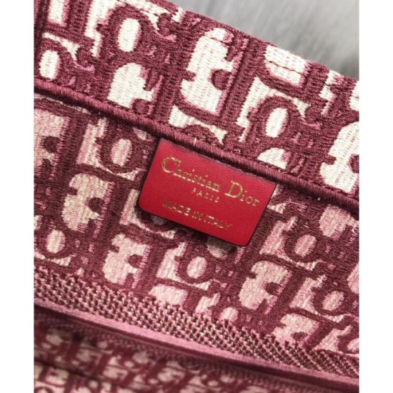 Replica Christian Dior Small Book Tote Bag Red
