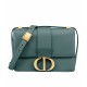 Fake Christian Dior 30 Montaigne Flap Bag Blue Replica